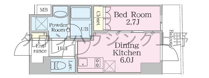 リージア浅草橋の物件間取画像