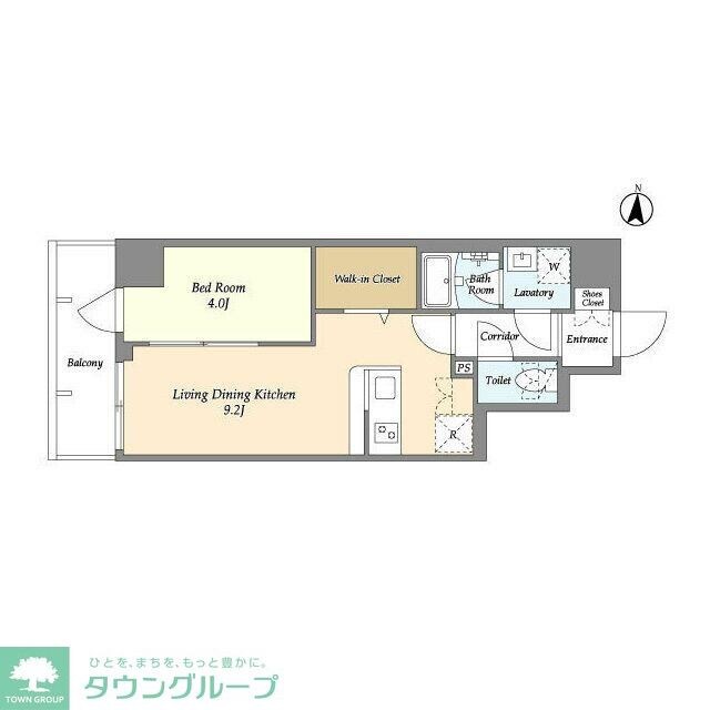 グランエール森下WESTの物件間取画像