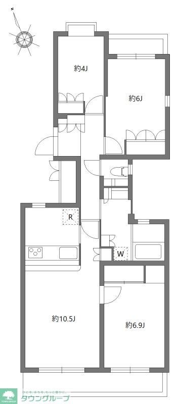 アソシエール文京白山の物件間取画像