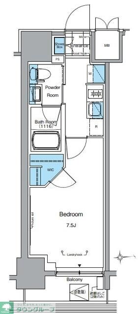ルフォンプログレ田原町の物件間取画像