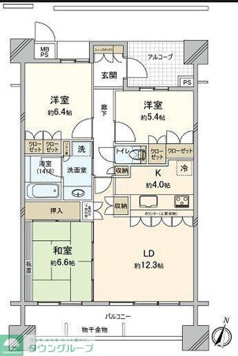 ディーグランセ浦和高砂の物件間取画像