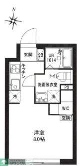 レピュア東大島駅前レジデンスの物件間取画像