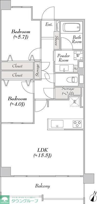 ルミークアン本郷の物件間取画像