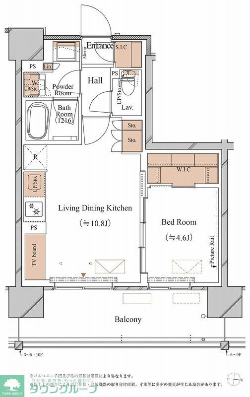 ブランシエスタ木場の物件間取画像