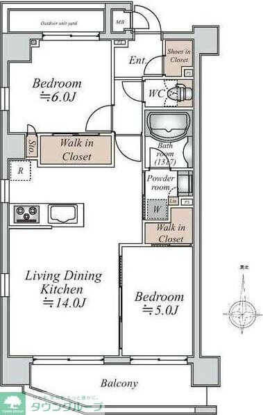 アーバンパーク綾瀬Duoの物件間取画像