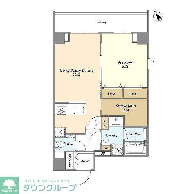 CASSIA押上桜橋の物件間取画像
