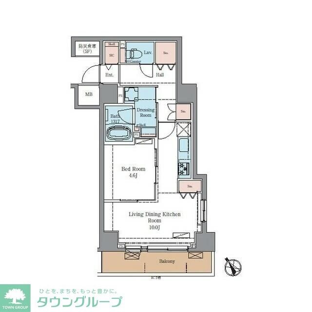 ラグゼナ北千住IIの物件間取画像