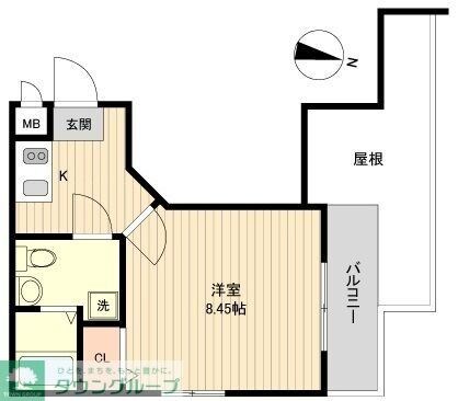 アーバハイツ扇大橋の物件間取画像