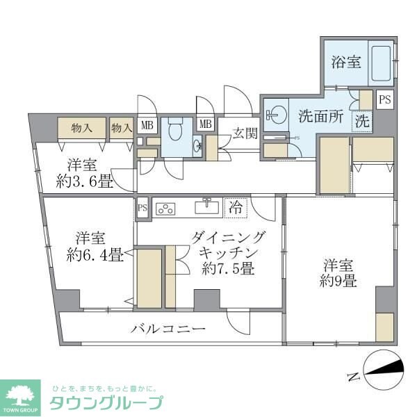 YSビルの物件間取画像