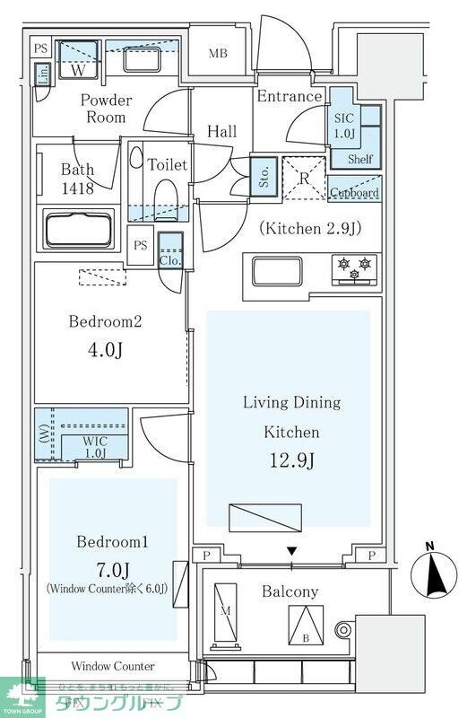 パークコート ザ・三番町ハウスの物件間取画像