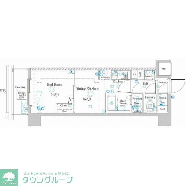 ラフィスタ大師前IVの物件間取画像