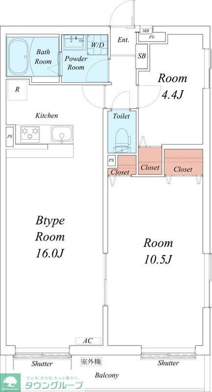 リブリ・SHISUI 1の物件間取画像