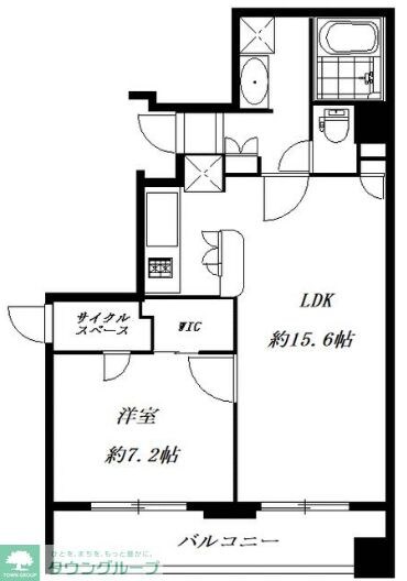 クレジデンス日本橋浜町の物件間取画像