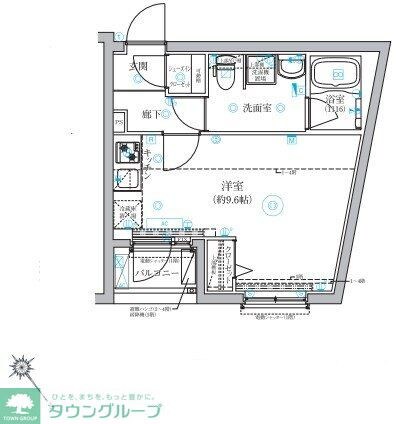 ベルシードステアーアルファ西日暮里の物件間取画像