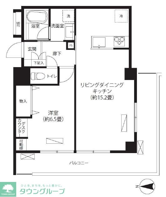 コスモリード西日暮里の物件間取画像