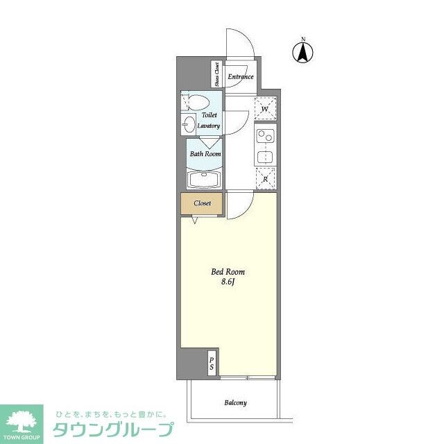 リテラス上野入谷の物件間取画像