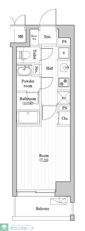 南千住レジデンスの物件間取画像