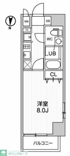 レオーネ南千住IIの物件間取画像
