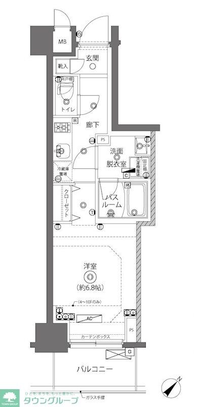 ZOOM日本橋馬喰町の物件間取画像