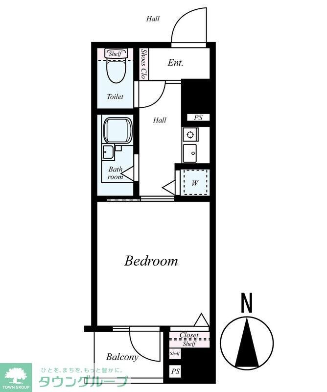 プレール神田佐久間町の物件間取画像
