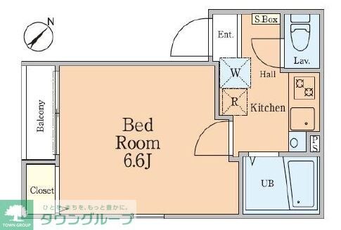 アレッサ西日暮里の物件間取画像