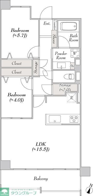 ルミークアン本郷の物件間取画像
