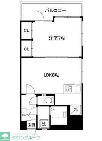 ワコーレ錦糸町マンションの物件間取画像