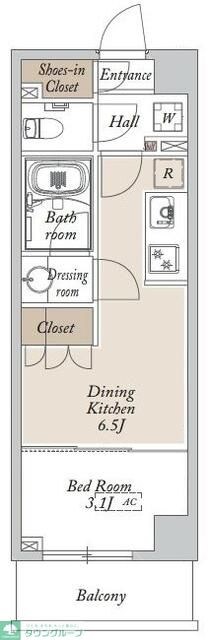 HF東尾久レジデンスの物件間取画像