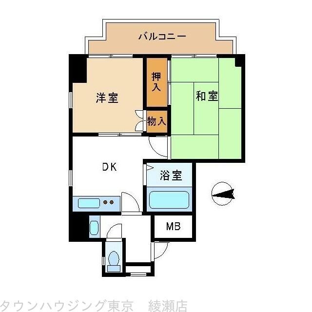 メインステージ北千住の物件間取画像
