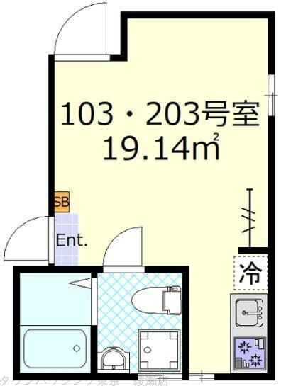 ルーエ亀有の物件間取画像
