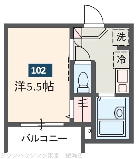 MELDIA亀有IIIの物件間取画像