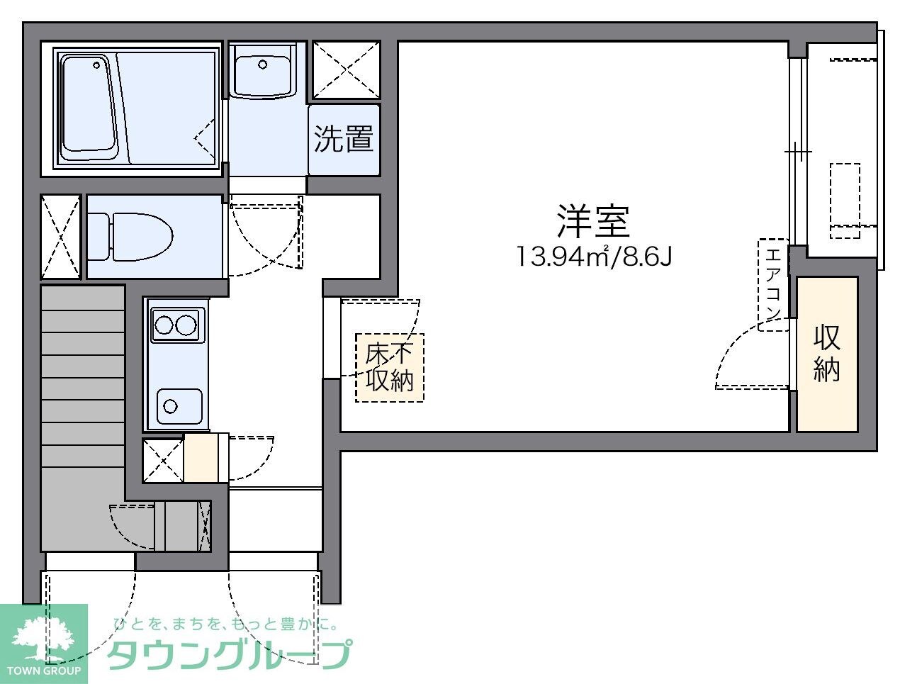 レオネクストクラージュの物件間取画像