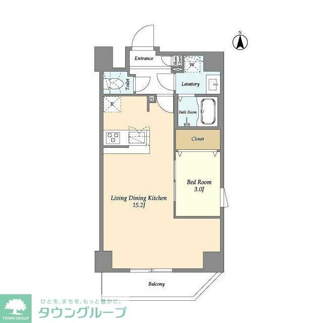 アルファコート谷在家の物件間取画像