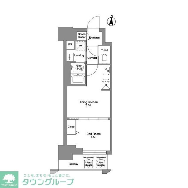 クラリティア綾瀬の物件間取画像