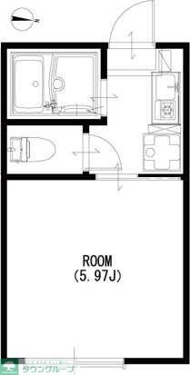 ブンカ北千住の物件間取画像