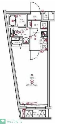 レンティーヴァ綾瀬の物件間取画像