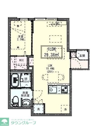 KLEIS竹ノ塚の物件間取画像