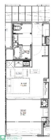 ルミーク北千住の物件間取画像