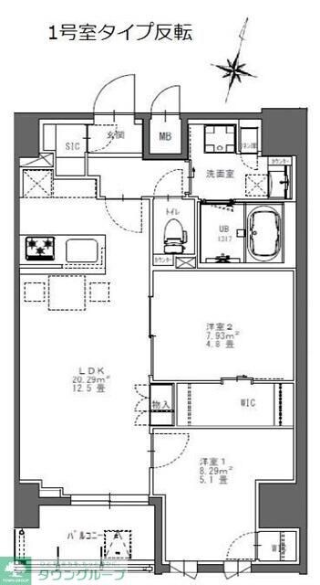 S-RESIDENCE北千住reizの物件間取画像