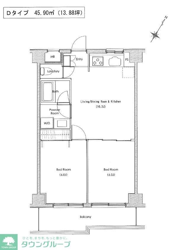 グレイスコートの物件間取画像
