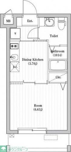 アーバンパーク六町の物件間取画像
