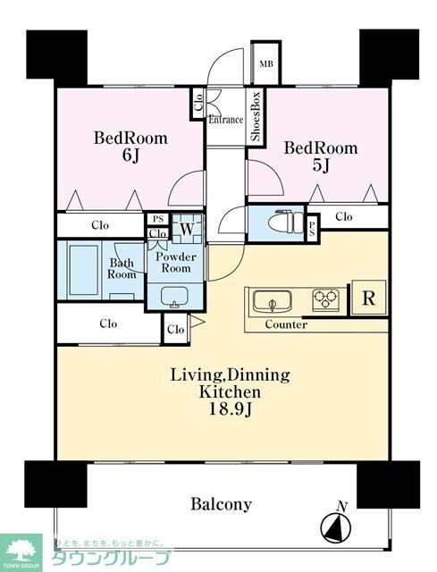レーベンリヴァーレ リバー・スイートの物件間取画像