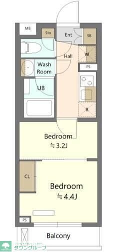 ES-Grande綾瀬の物件間取画像