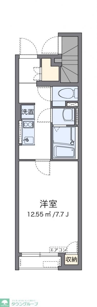 クレイノソレイユVの物件間取画像