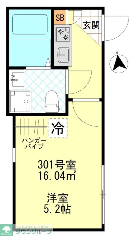 コンフォート東四ツ木の物件間取画像
