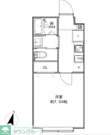 LANDS梅島の物件間取画像