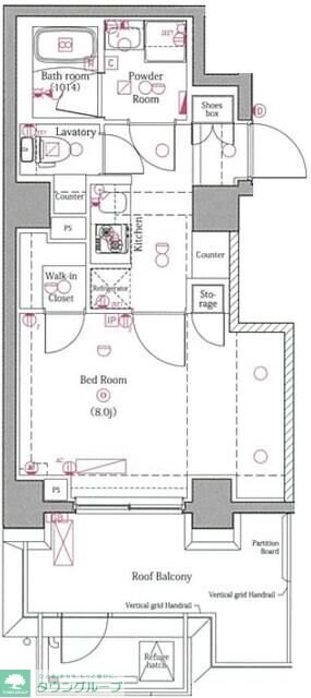 ユリカロゼ北綾瀬の物件間取画像