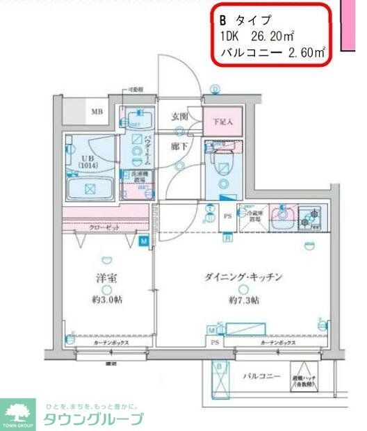 GENOVIA京成立石Vの物件間取画像
