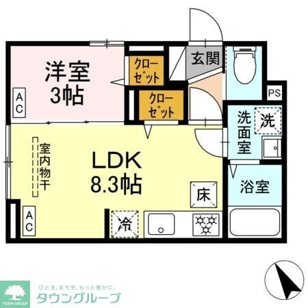 セレスティア柴又IVの物件間取画像