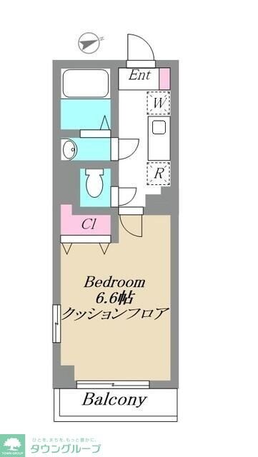 ソルビオス北千住の物件間取画像